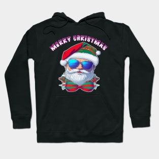 cute Santa Claus in sunglasses Hoodie